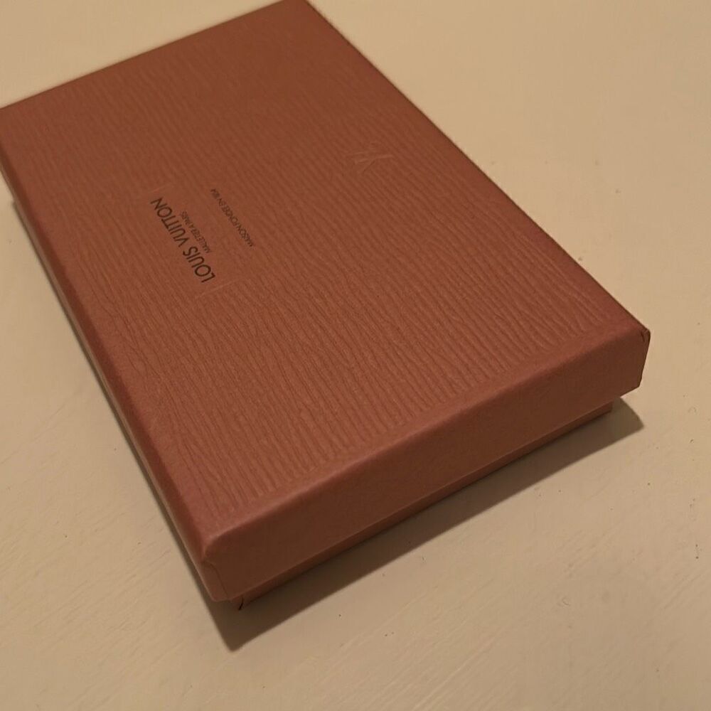 Louis Vuitton LV Rectangle Gift Box Brown Textured Lift Lid Luxe Storage Display - Picture 8 of 11